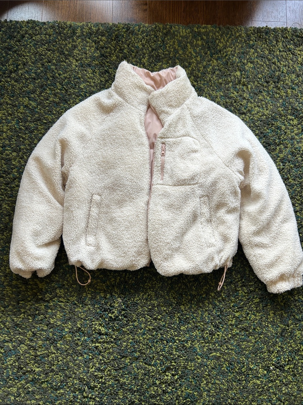 Korean Brand Reversible Sherpa Puffer Jacket